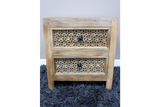 2 Drawer Bedside Cabinet - 10215