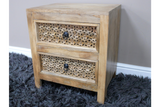 2 Drawer Bedside Cabinet - 10215