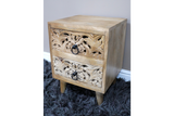 2 Drawer Bedside Cabinet - 10216
