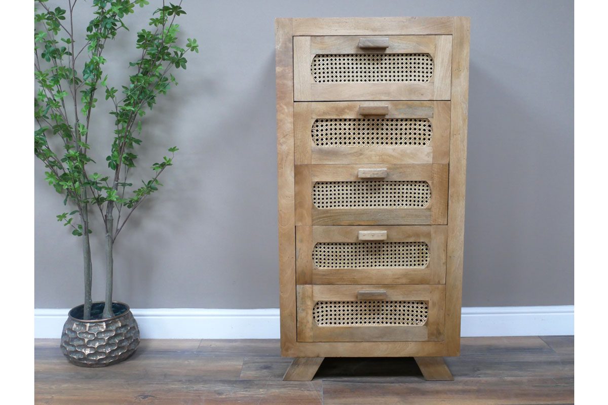 Rattan Chest Of Drawers