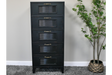 Black Industrial Storage Cabinet - 10380