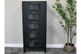 Black Industrial Storage Cabinet - 10380
