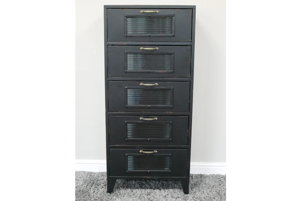 Black Industrial Storage Cabinet - 10380