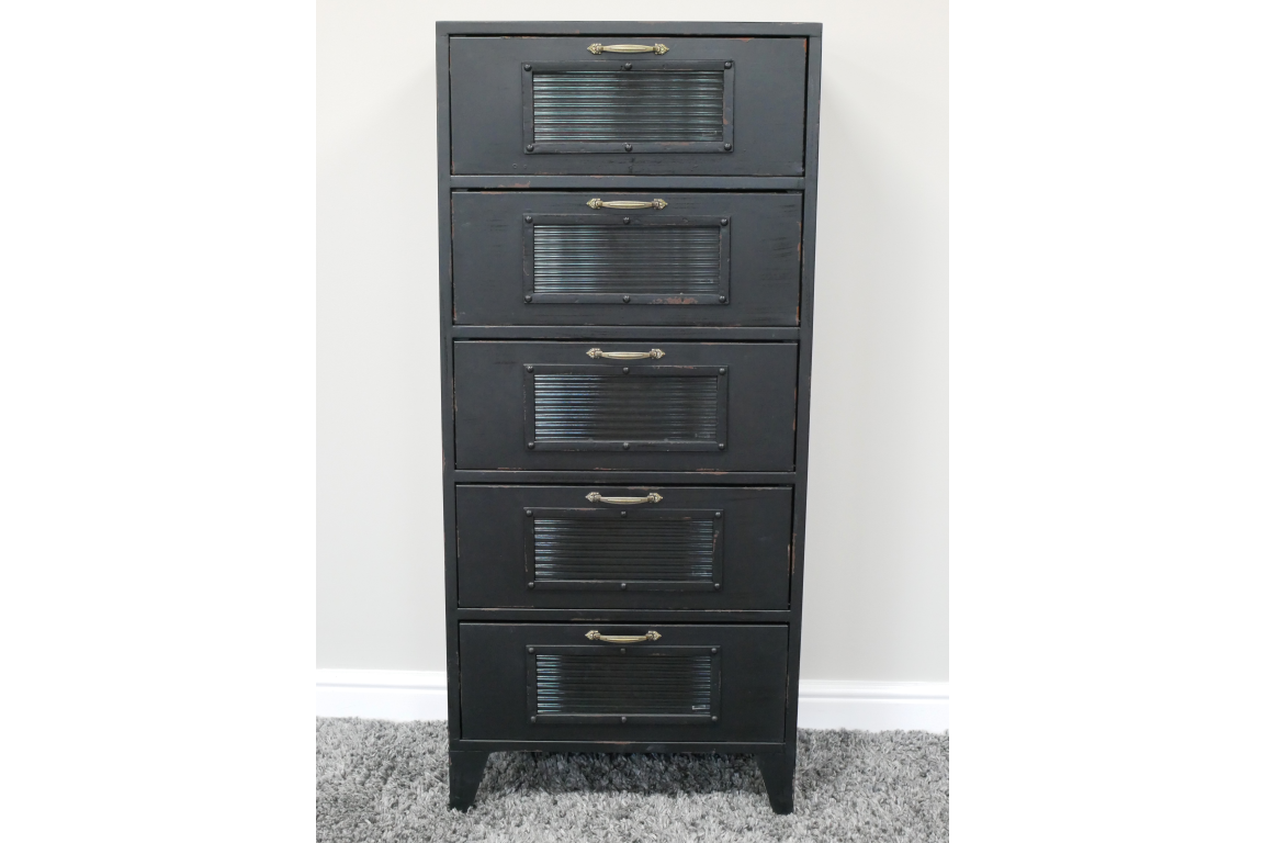 Black Industrial Storage Cabinet - 10380