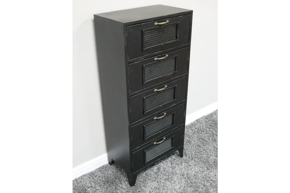 Black Industrial Storage Cabinet - 10380