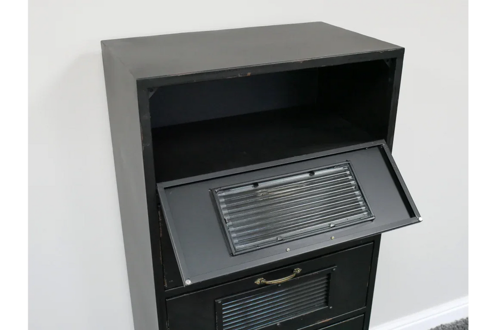 Black Industrial Storage Cabinet - 10380