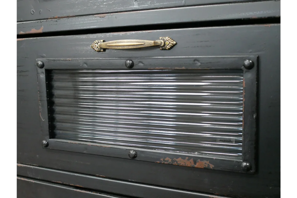 Black Industrial Storage Cabinet - 10380