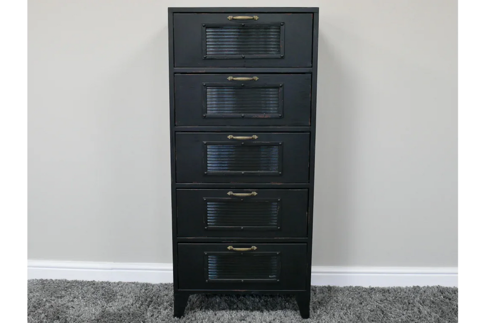Black Industrial Storage Cabinet - 10380