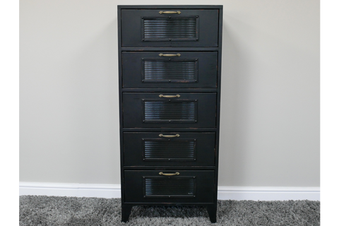 Black Industrial Storage Cabinet - 10380