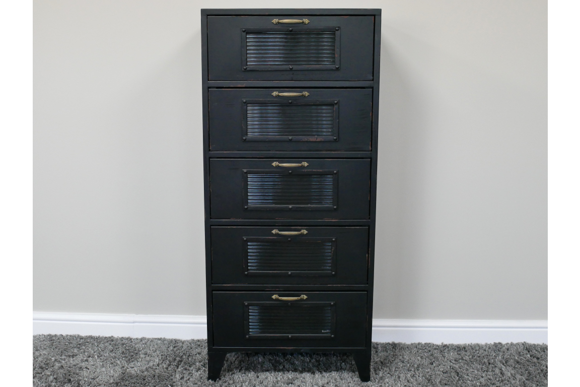 Black Industrial Storage Cabinet - 10380