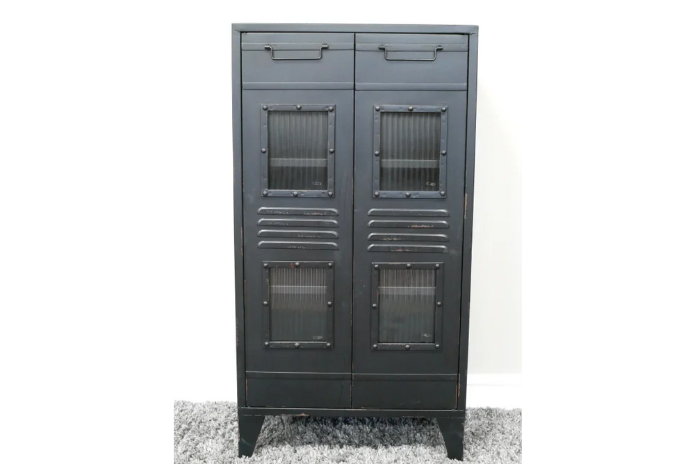 Black Industrial Cabinet - 10381