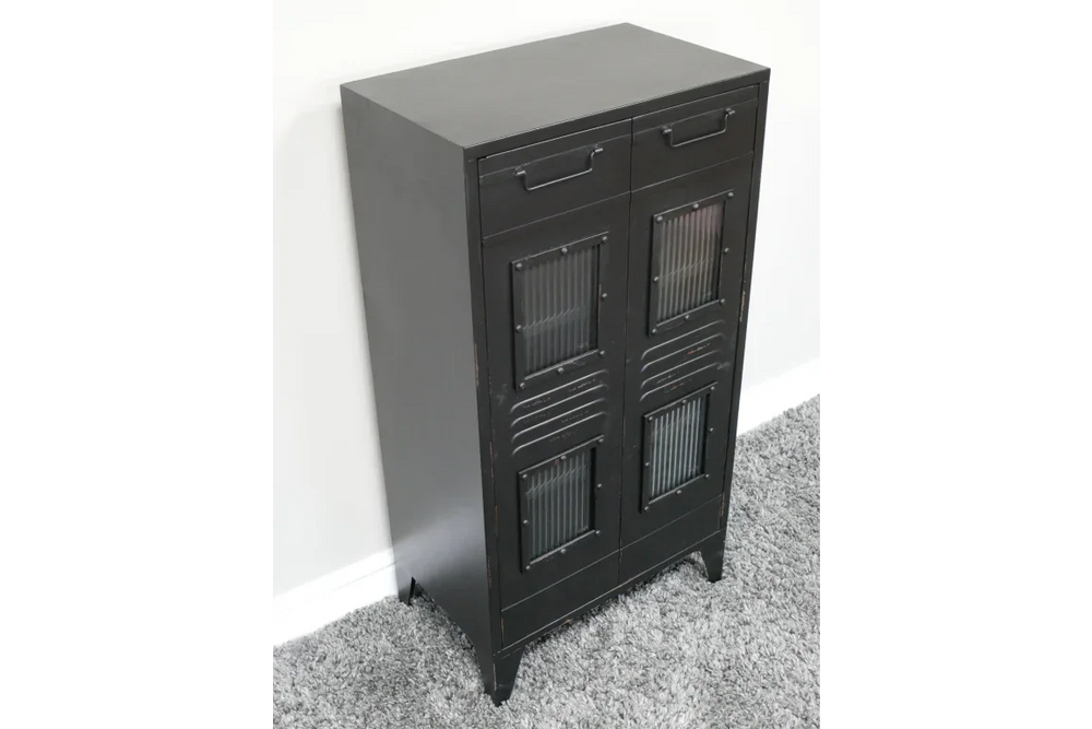 Black Industrial Cabinet - 10381