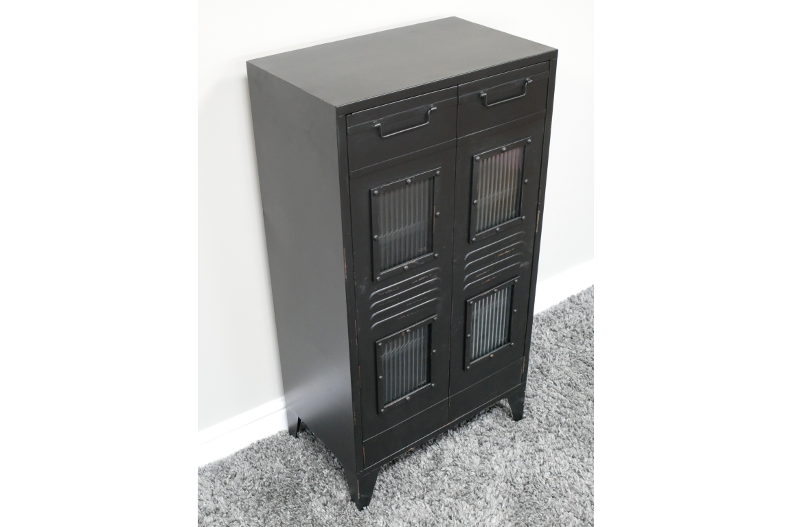 Black Industrial Cabinet - 10381
