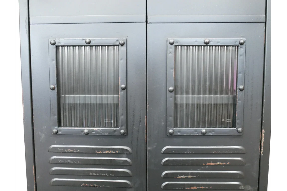 Black Industrial Cabinet - 10381
