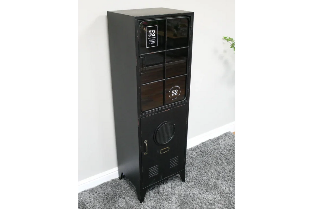 Black Industrial Cabinet - 10382