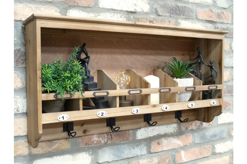 Wall Unit With Hooks