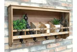 Wall Unit With Hooks - 10390