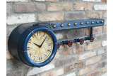 Shelf With Clock & Hooks - 10438