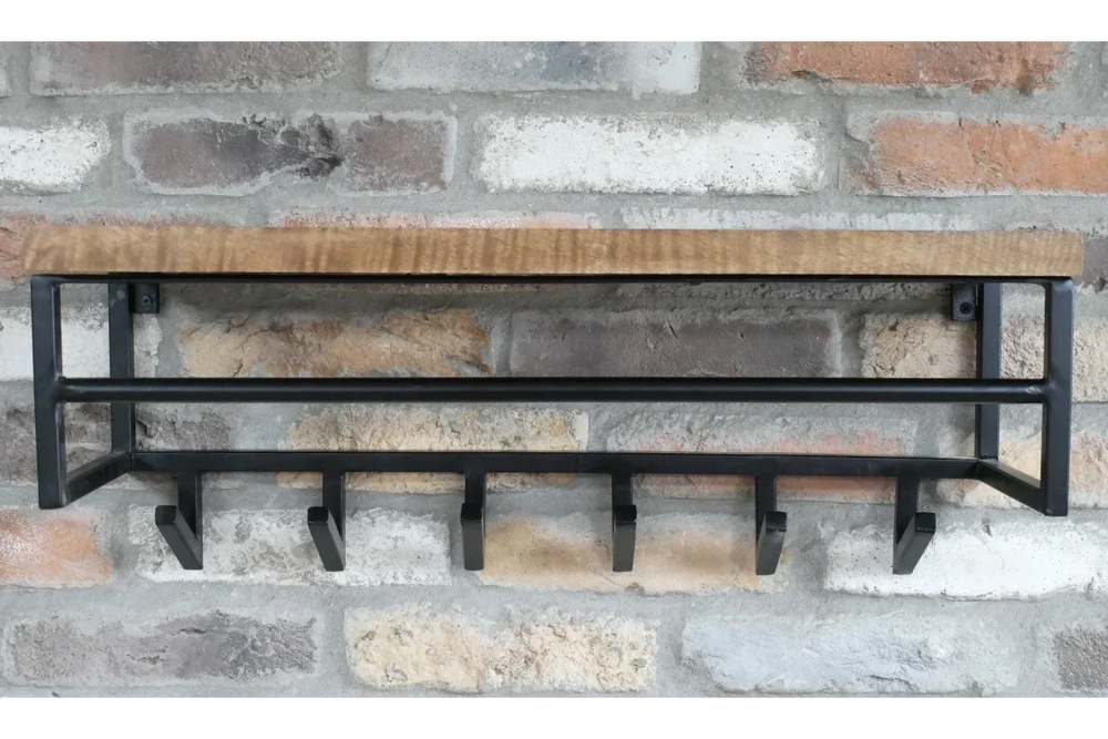 Shelf With Hooks - 10841