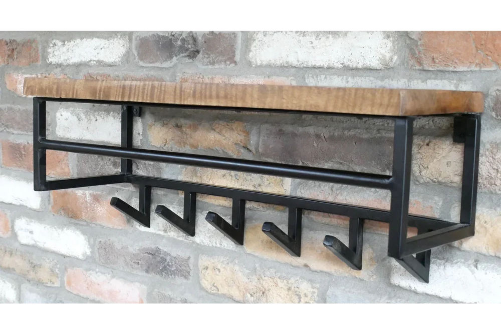 Shelf With Hooks - 10841