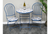 Mosaic Table & Two Chairs - Blue - 10919