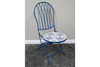 Mosaic Table & Two Chairs - Blue - 10919
