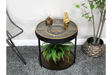 Clock With Cogs Side Table - 10987