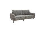 Harper Fabric 3 Seater - Grey Weave