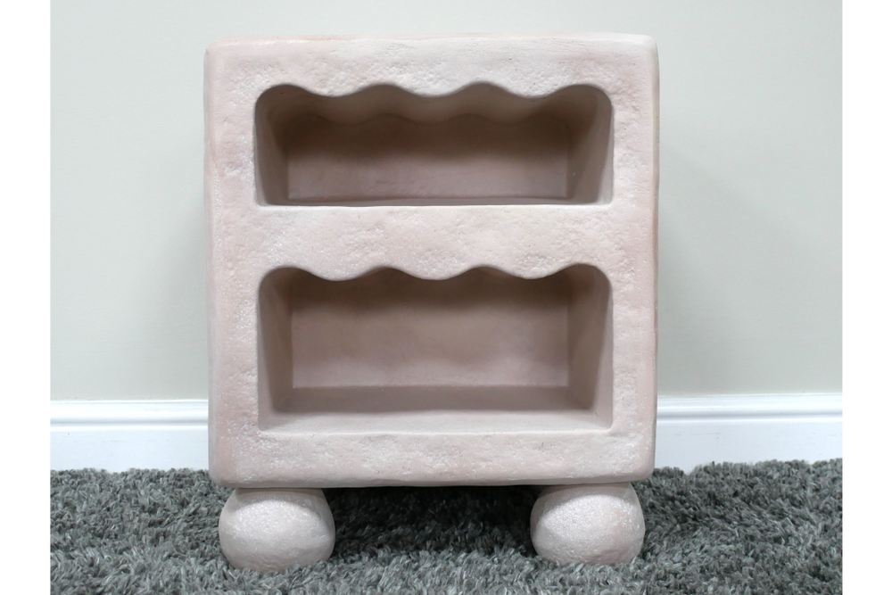 Light Pink Bedside Cabinet - 11059