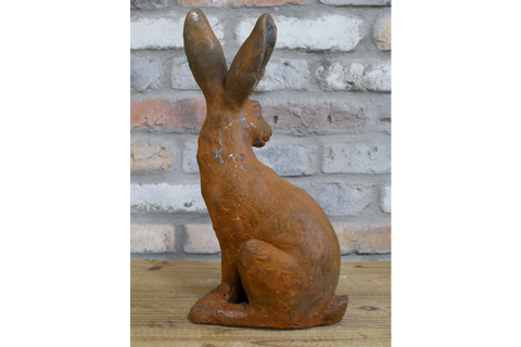 Cast Iron Rusty Rabbit - 11216
