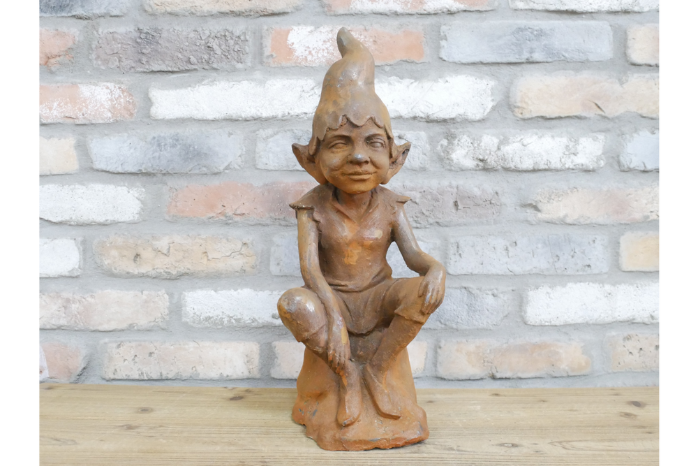Rusty Cast Iron Elf - 11217