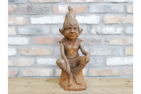 Rusty Cast Iron Elf - 11217