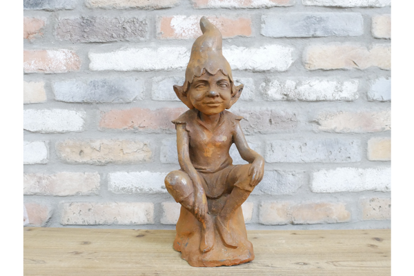 Rusty Cast Iron Elf - 11217