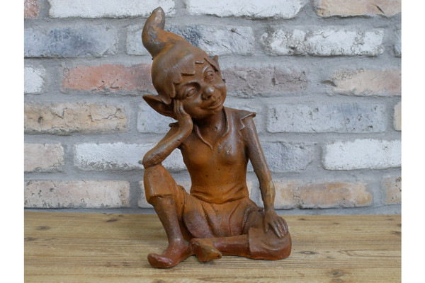 Rusty Cast Iron Elf - 11218