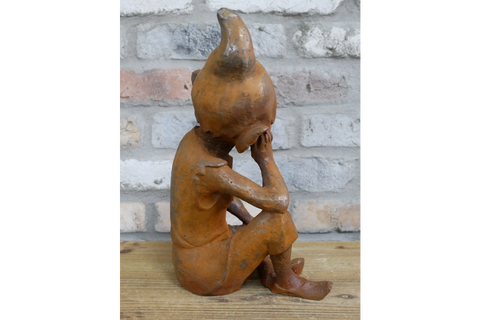 Rusty Cast Iron Elf - 11218