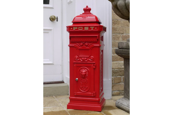 Aluminium Mail Box Red - 1198