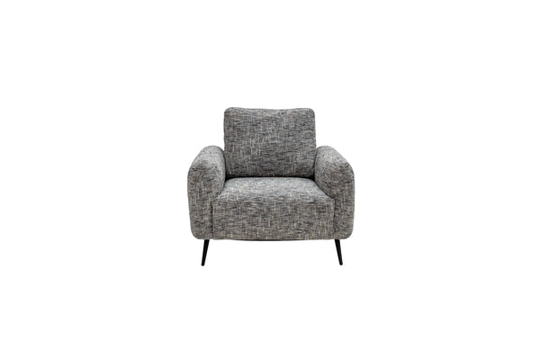 Harper Fabric Armchair - Grey Weave