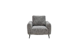 Harper Fabric Armchair - Grey Weave