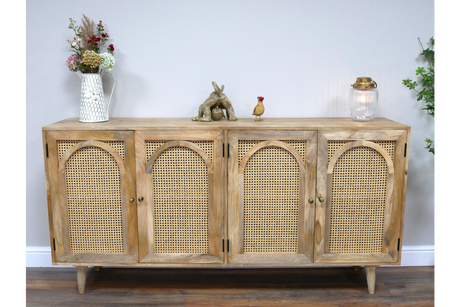 Large Rattan Sideboard - 12042