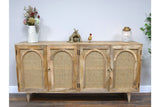 Large Rattan Sideboard