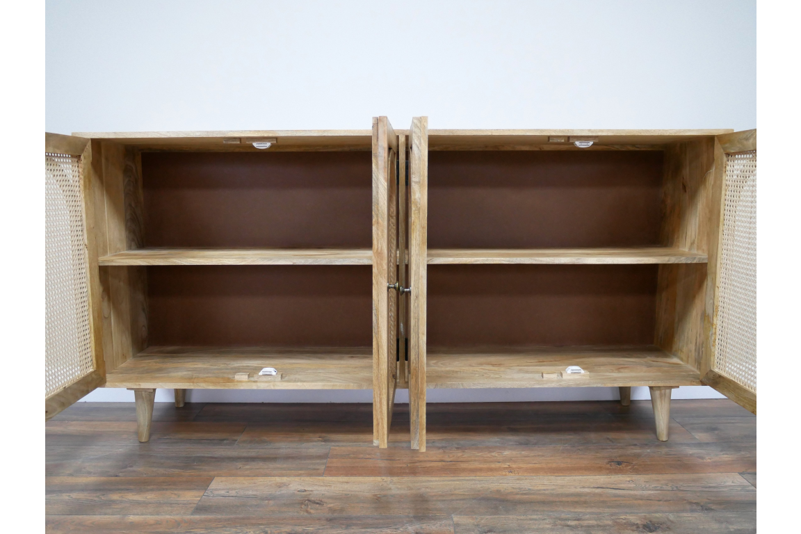 Large Rattan Sideboard - 12042