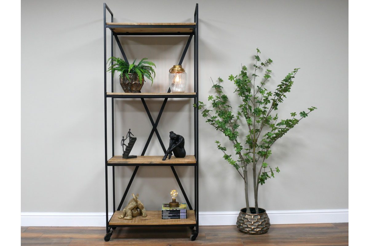 Industrial Shelves On Wheels