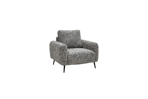 Harper Fabric Armchair - Grey Weave