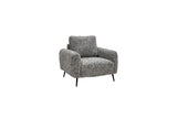 Harper Fabric Armchair - Grey Weave