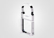 100mm adjustable wall bracket designed for versatile mounting options, featuring a sleek chrome finish.