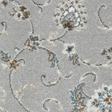 Wilton Floral Chartwell Silver Carpet - Floral Chartwell Silver / 4m