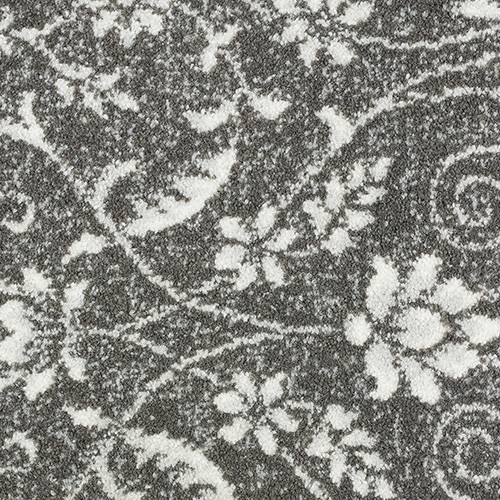 Wilton Floral Highgrove Pewter Carpet - Floral Highgrove Pewter / 4m