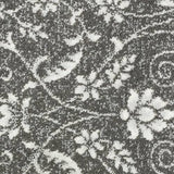 Wilton Floral Highgrove Pewter Carpet - Floral Highgrove Pewter / 4m