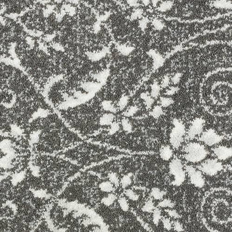 Wilton Floral Highgrove Pewter Carpet - Floral Highgrove Pewter / 4m