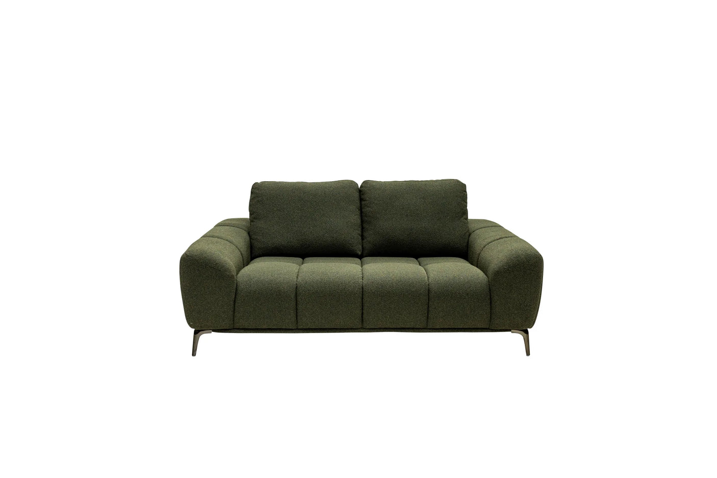 Hallie Fabric 2 Seater - Green